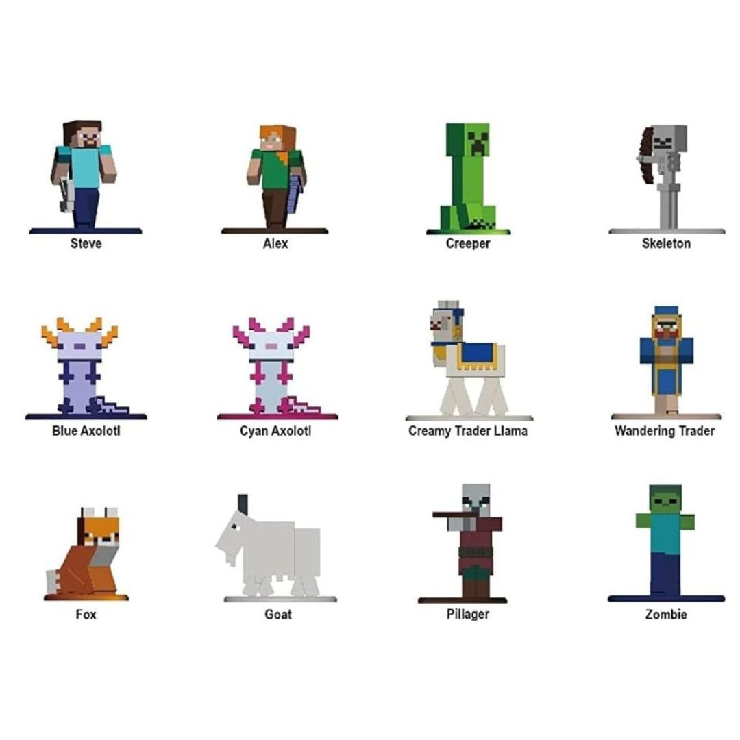 253261002 Jada - Minecraft : mini figurine articulée - personnage au choix