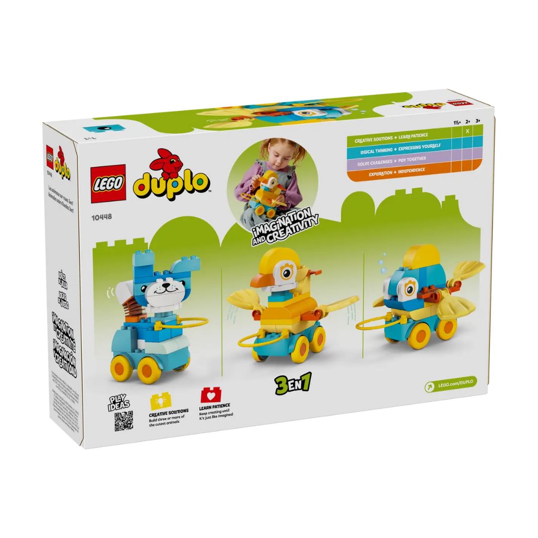 10448 LEGO Duplo - Animaux sur roues 3 en 1