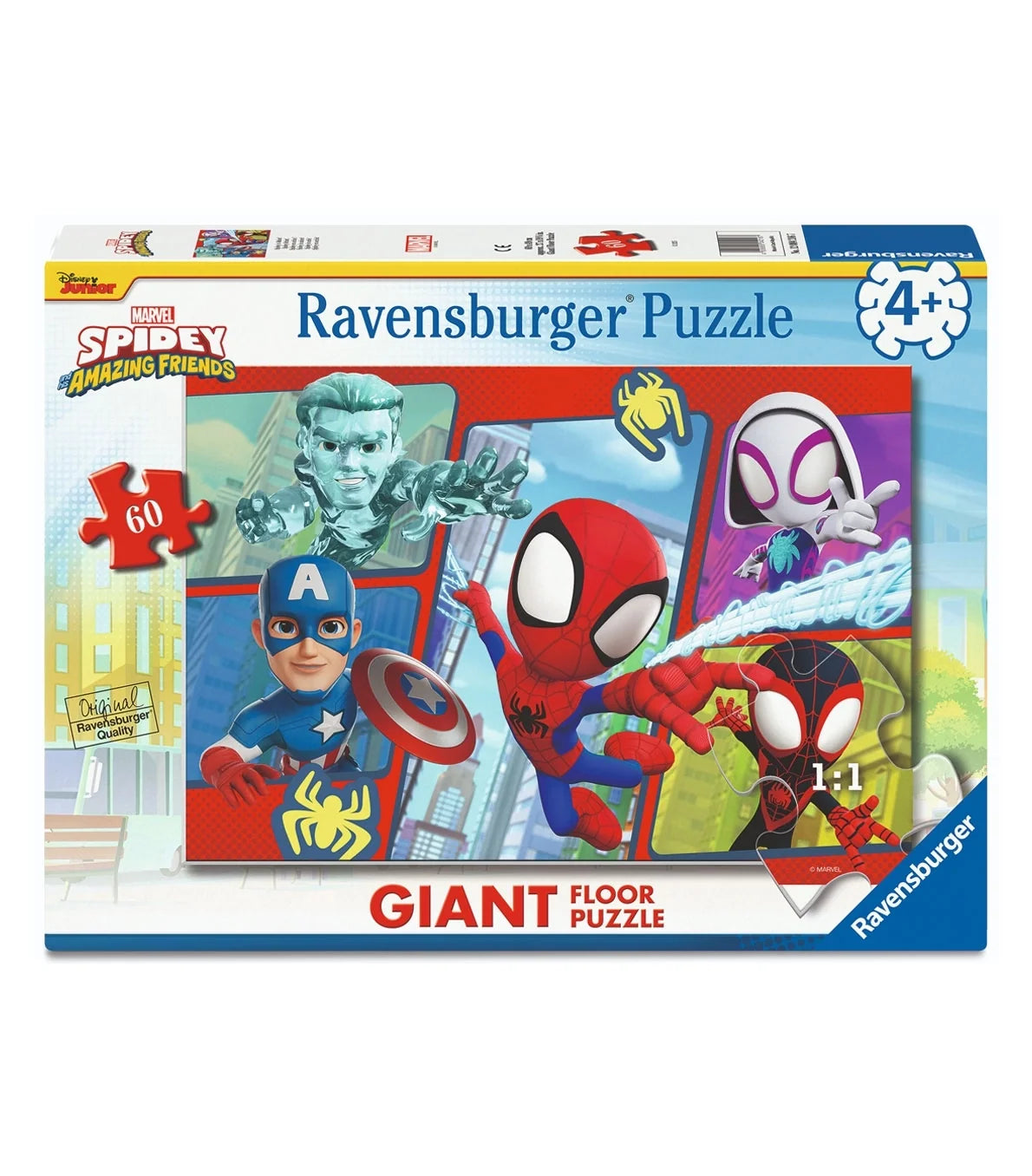 04216 Ravensburger - Spidey - Puzzle géant au sol - 60 pièces