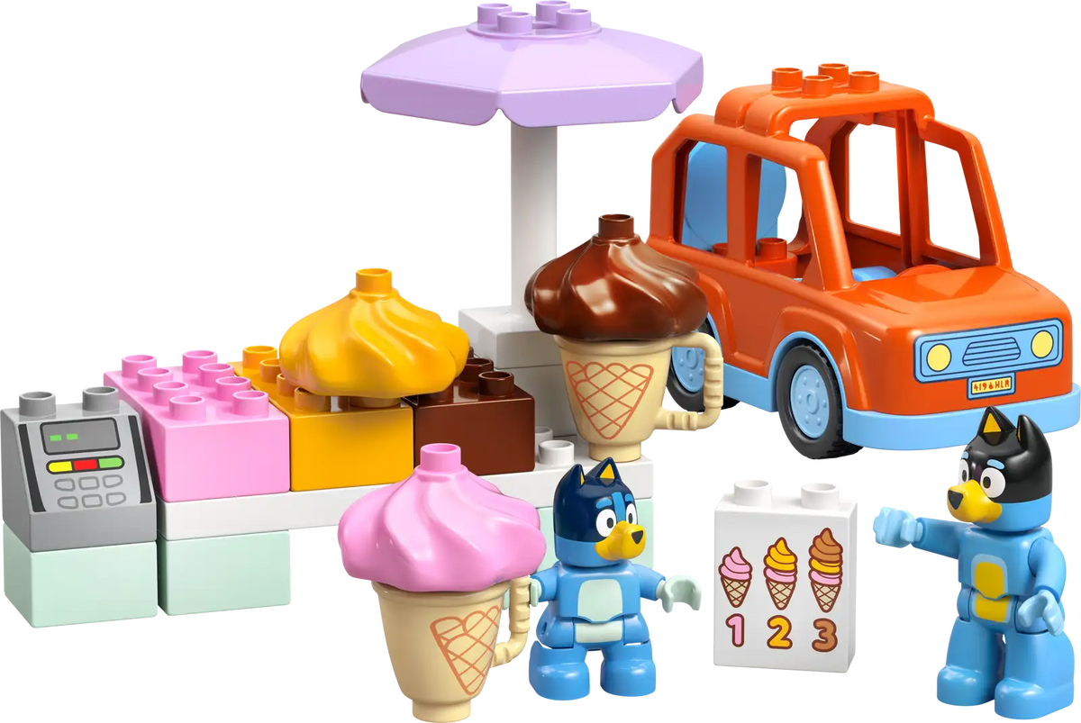 10458 Lego DUPLO Bluey Visite à la gelateria de Bluey