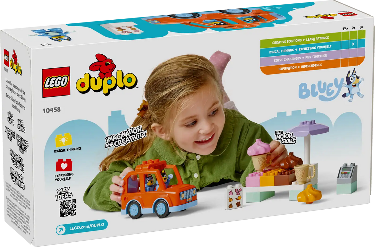 10458 Lego DUPLO Bluey Visite à la gelateria de Bluey