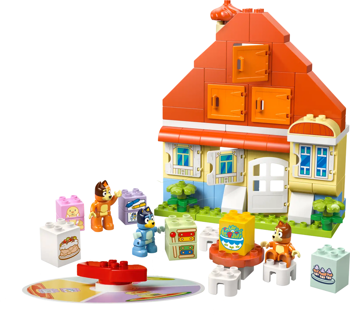 10459 Lego DUPLO Bluey Maison de la Famille Bluey avec jeu de mémoire