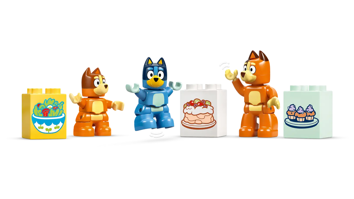 10459 Lego DUPLO Bluey Maison de la Famille Bluey avec jeu de mémoire