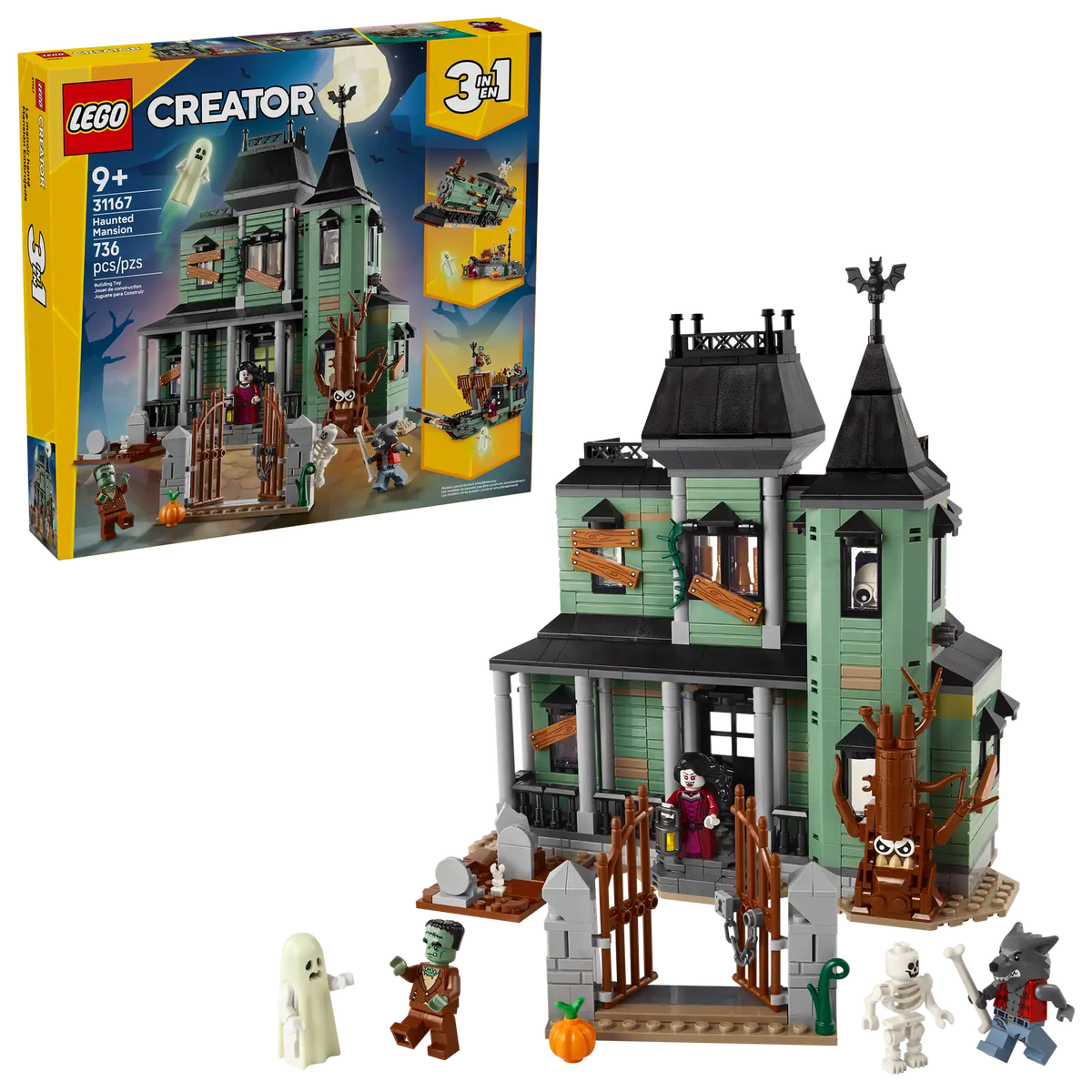 31167 LEGO Creator 3+1 Villa hantée