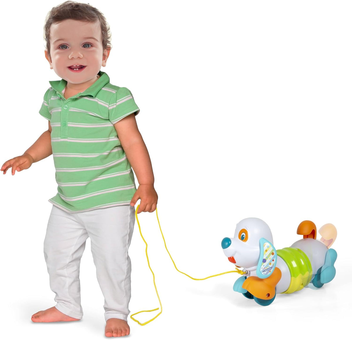 17262.7 Clementoni Baby Charlie Petit Chien à Tirer Jeu Interactif