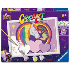 23062 Ravensburger CreArt Série D - CreArt Série D Sophia & Wildstar licorne