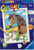 12023056 Ravensburger CreArt Série E Amis dans le Pré Peindre par Numéros 7+