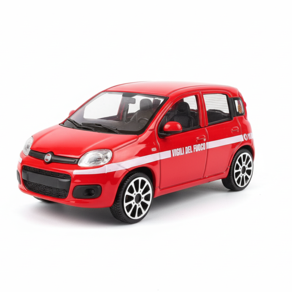 18-01 Bburago Street Fire Voiture Fiat Panda Vigili del Fuoco Panda 1:43