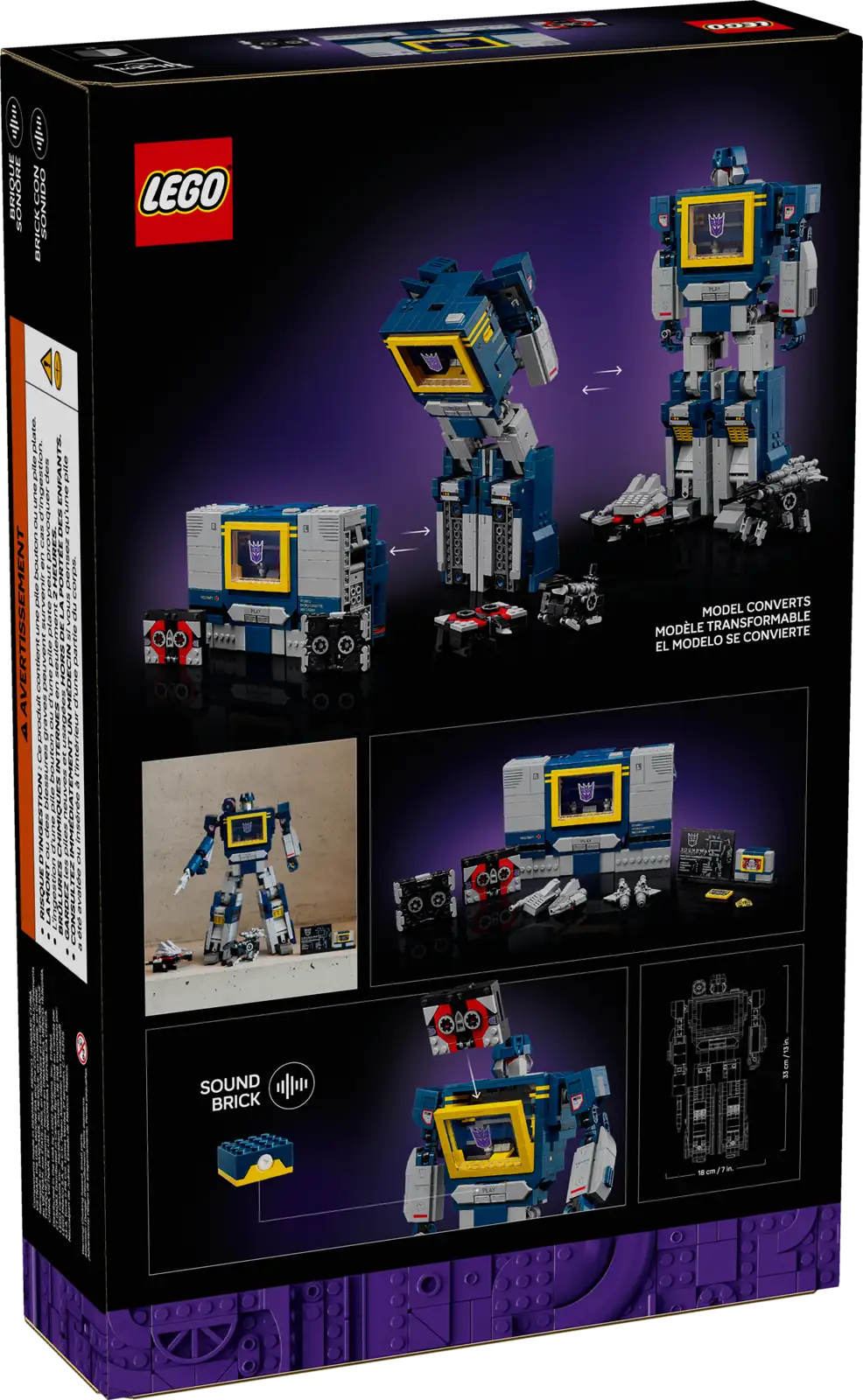 10358 Lego Icons Transformers Soundwave