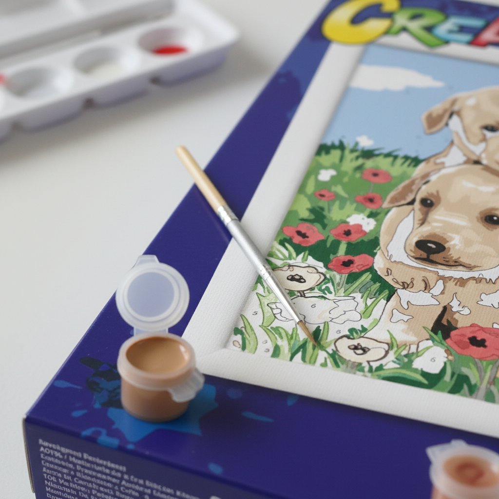 12023091 Ravenburger CreArt Série E Golden Retriever chiens câlins