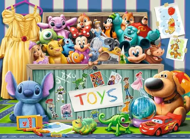 12004203 Ravensburger Puzzle Disney Pixar 100 pièces XXL, Puzzle Enfants 6+ ans