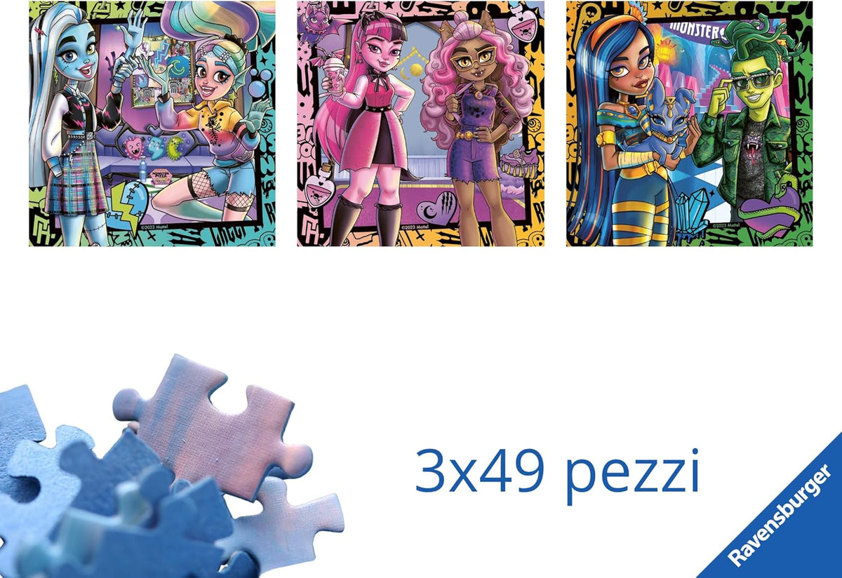 12004272 Puzzle Monster High Ravenburger 100 XXL pièces