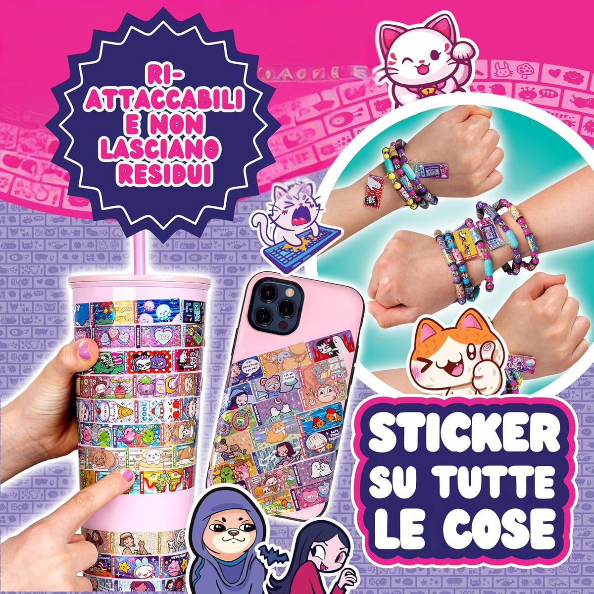 12028019 Ravensburger SkyCastle Sticki Rolls Série 2 Ensemble Créatif pour Bracelets