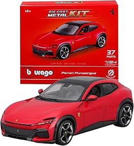 * Maquette Bburago Ferrari Purosangue échelle 1:24 Modèle de voiture à construire