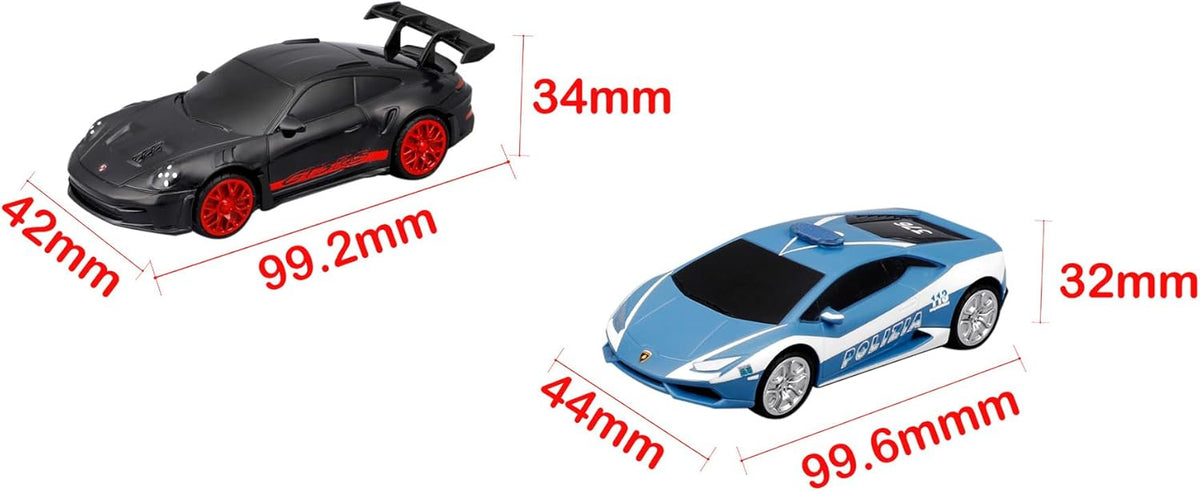 * 96151 Bburago Polistil Piste Électrique Action avec Lamborghini Huracan Police