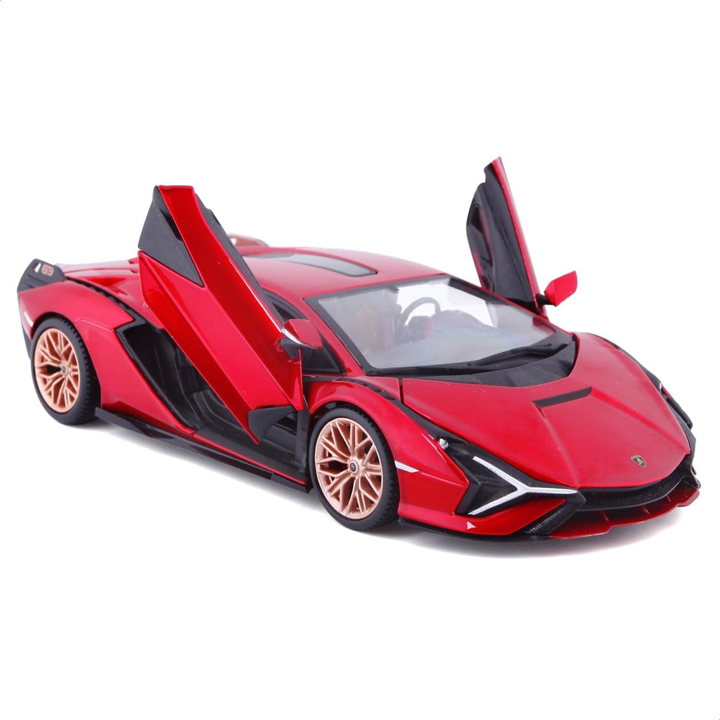 18-21102Bburago Lamborghini Sin FKP 37 Rossa 1:24 Modèle en métal moulé sous pression