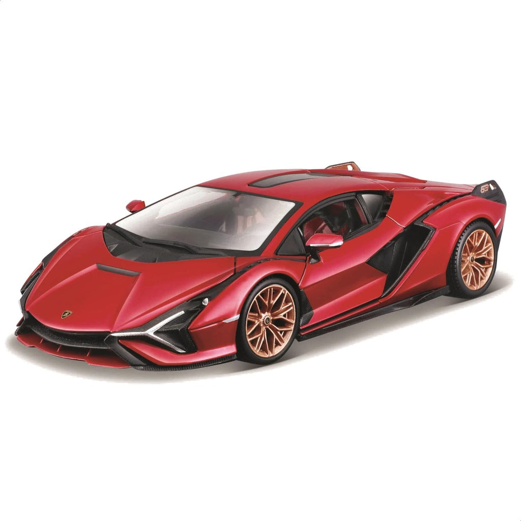 18-21102Bburago Lamborghini Sin FKP 37 Rossa 1:24 Modèle en métal moulé sous pression