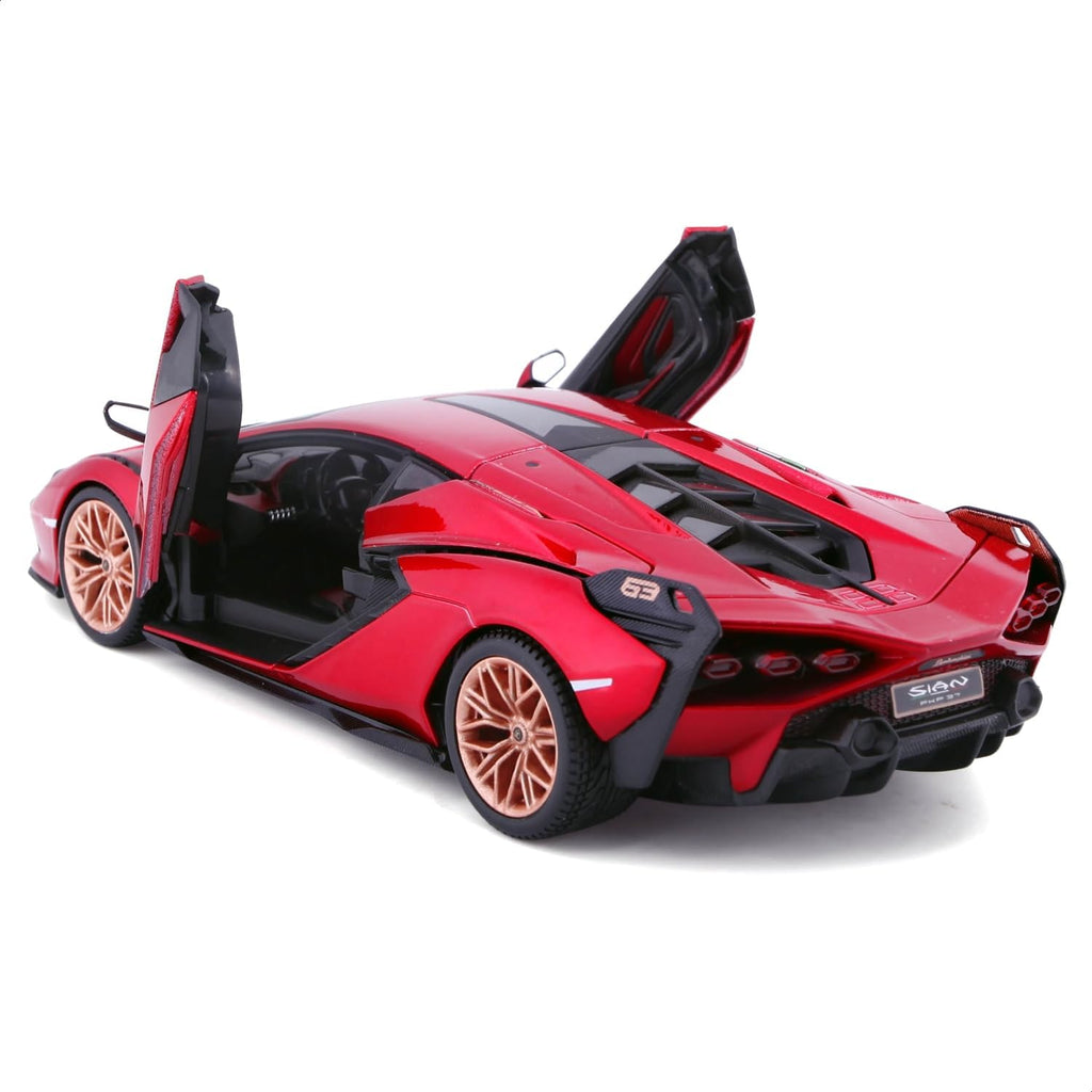 18-21102Bburago Lamborghini Sin FKP 37 Rossa 1:24 Modèle en métal moulé sous pression