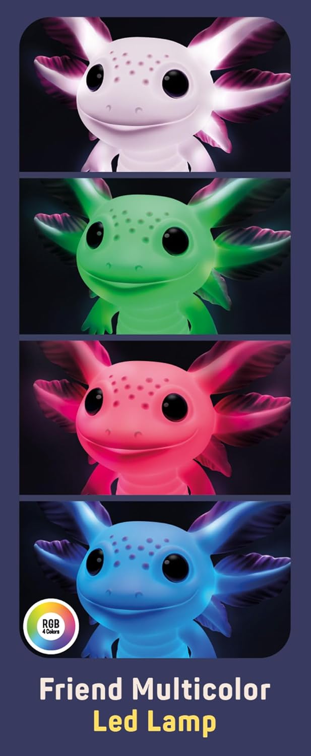 113590 Lisciani Rainy Days Lampe Axolotl LED Multicolore pour Enfants