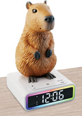 113576 Lisciani Rainy Days Capybara Réveil LED avec Figurine Capybara