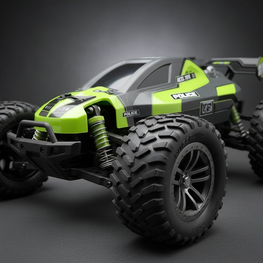 2378 Reeltoys Le Maître du Sable RC 1:16 vert ou orange, assorti
