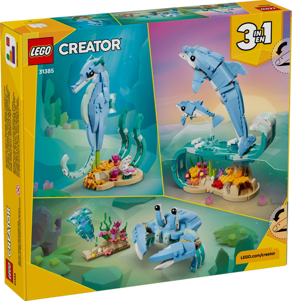 31385 LEGO Creator Animaux marins : magnifiques dauphins