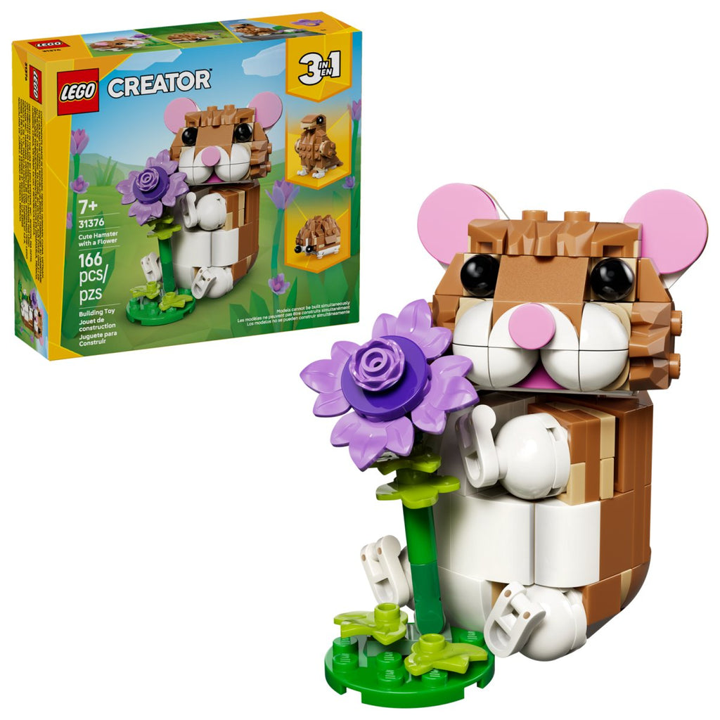 31376 LEGO Creator Hamster sympathique avec fleur