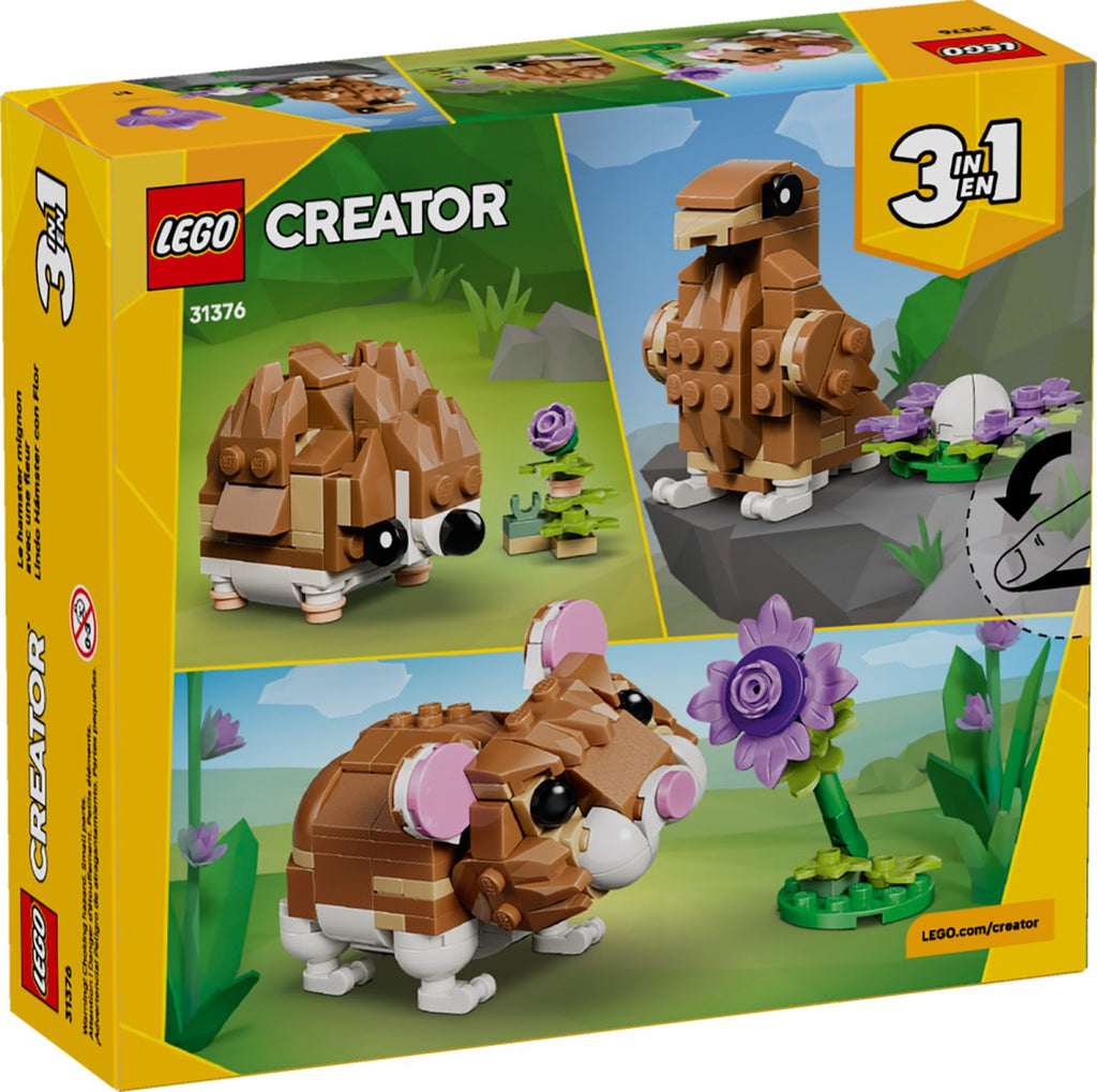 31376 LEGO Creator Hamster sympathique avec fleur