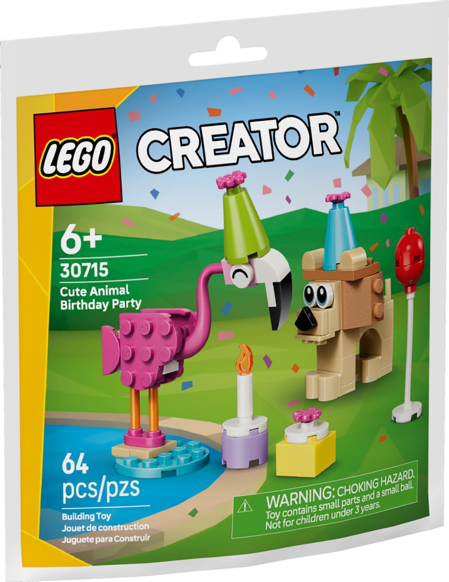 30715 LEGO Polybag Créateur Fête d'anniversaire avec adorables animaux