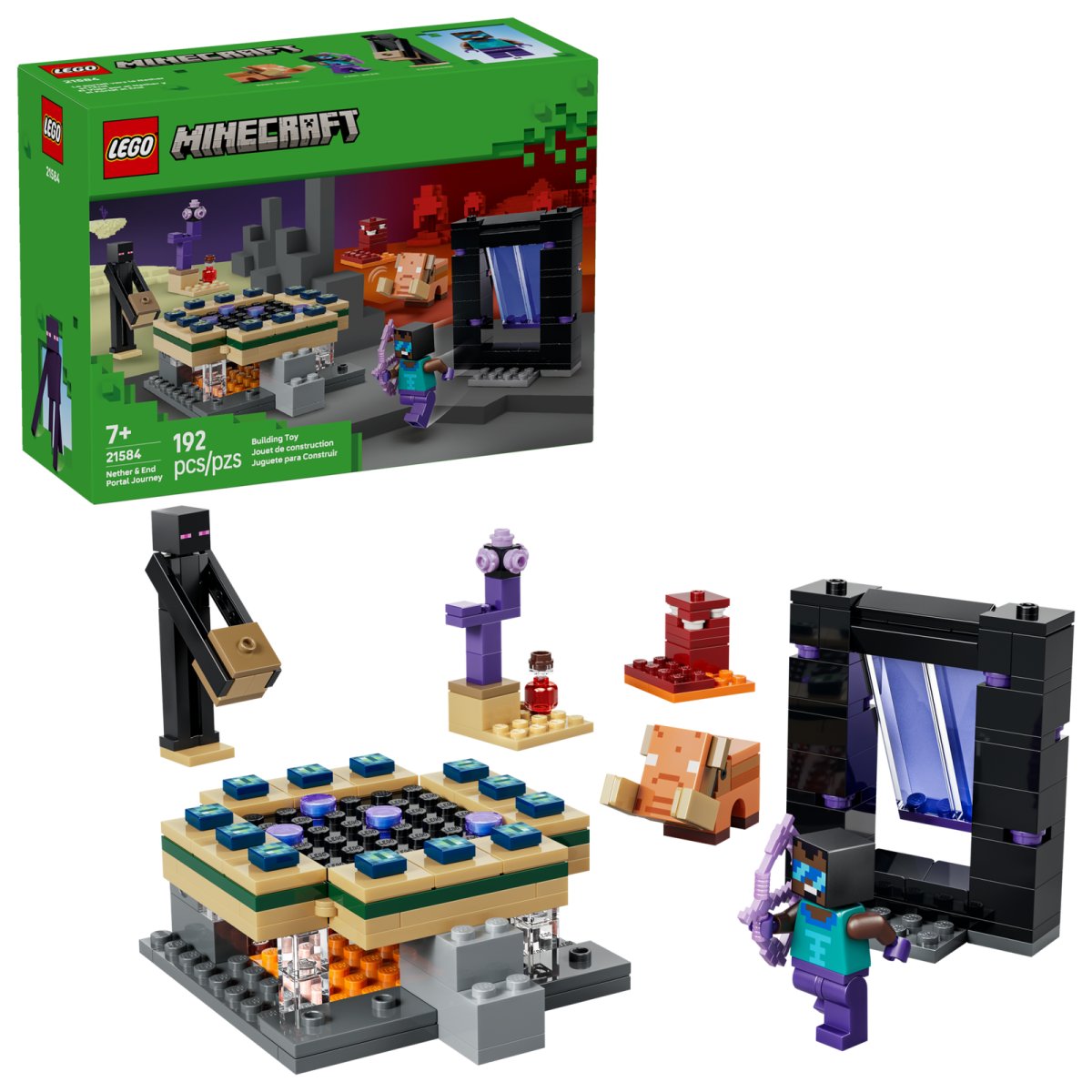 21584 LEGO Minecraft Voyage dans le Portail du Nether et de l'End
