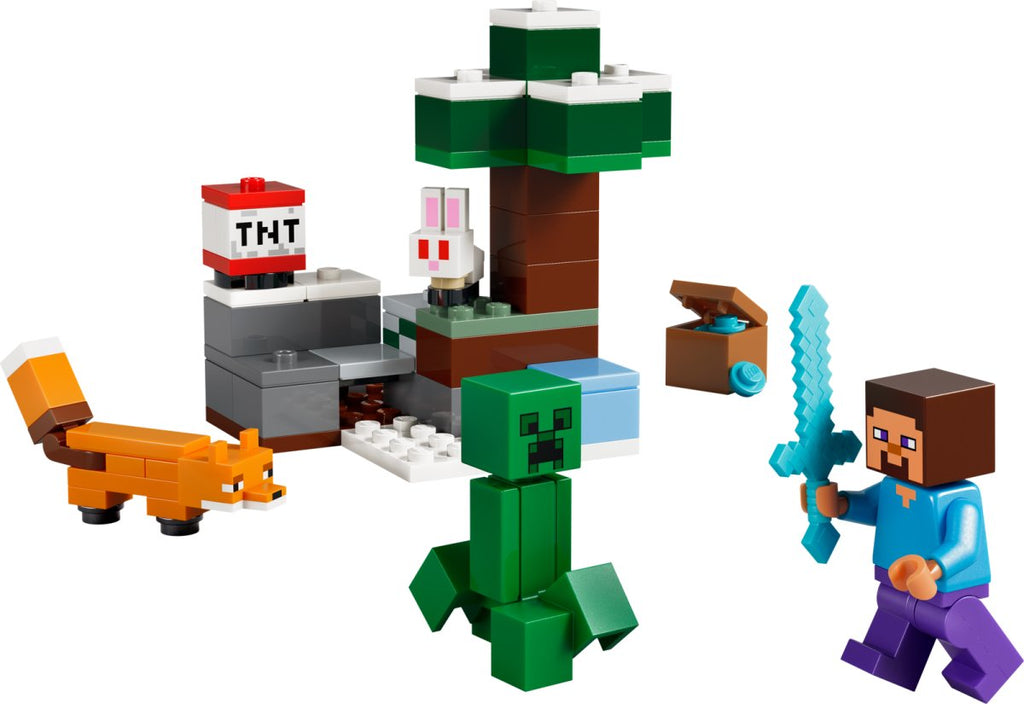 21583 LEGO Minecraft Aventure de Steve dans la taïga