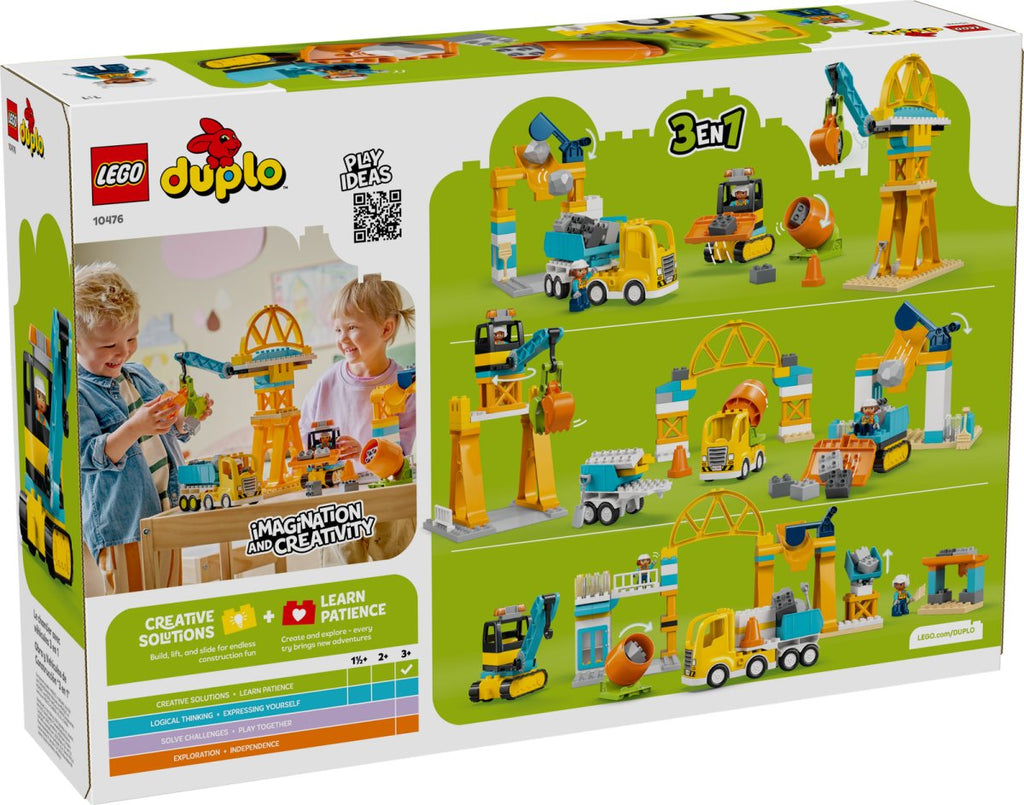 10476 LEGO DUPLO Ville Chantier et véhicules 3 en 1