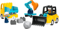 10475 LEGO DUPLO Ville Véhicules de chantier 3 en 1