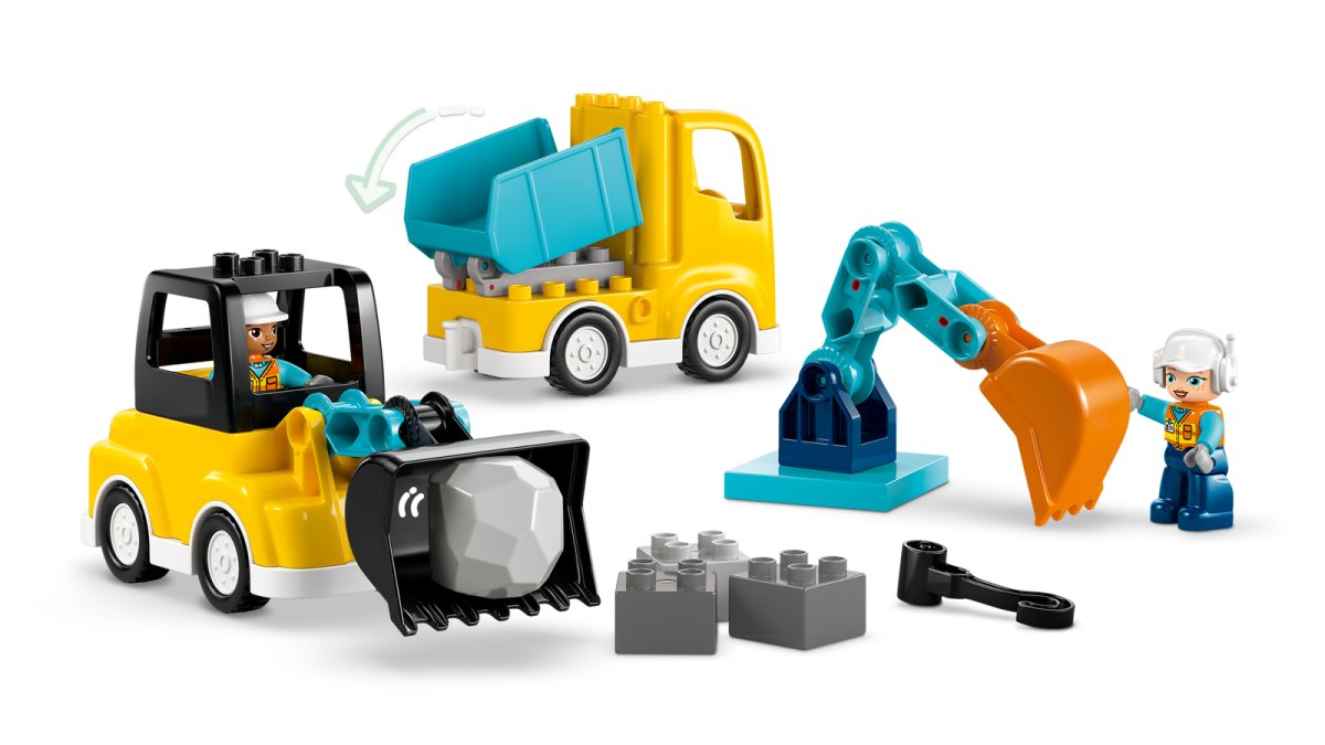 10475 LEGO DUPLO Ville Véhicules de chantier 3 en 1