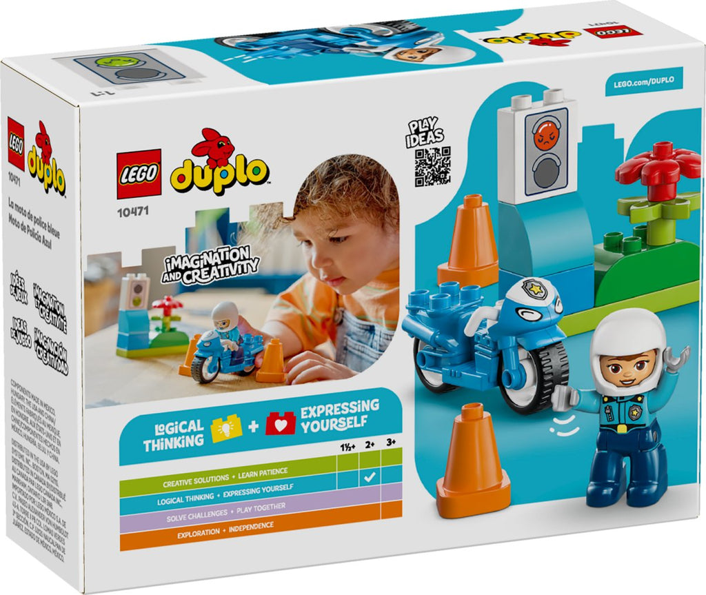 10471 LEGO DUPLO Ville Moto bleue de la Police