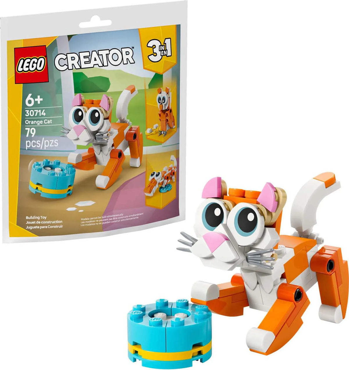 30714 LEGO Polybag Creator Sacs de Recrutement Chat orange