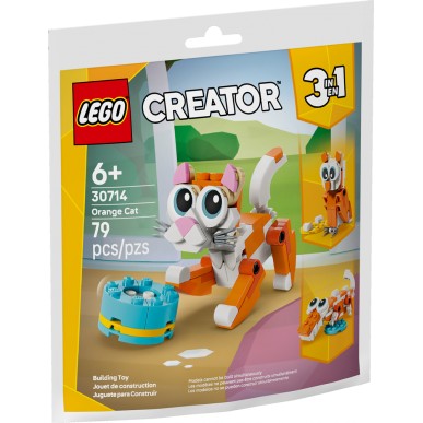 30714 LEGO Polybag Creator Sacs de Recrutement Chat orange