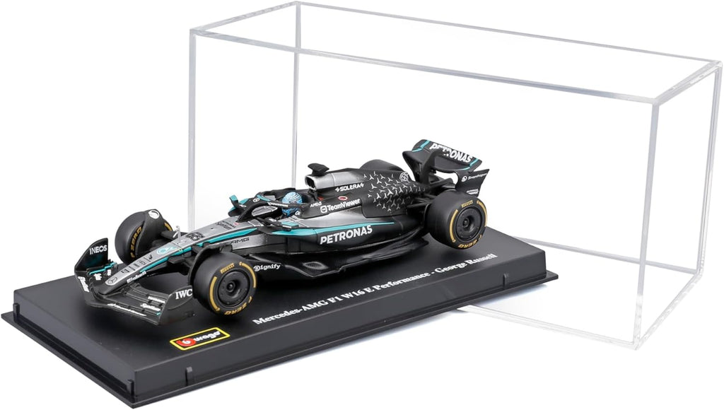 18-38238R Bburago F1 Mercedes-AMG W16 #63 Russell avec casque 1:43