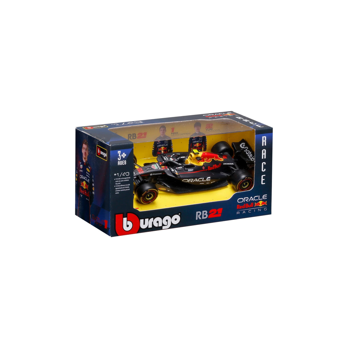 18-38174T Bburago F1 RedBull Racing RB21 (2025) n°22 Yuki Tsunoda 1:43