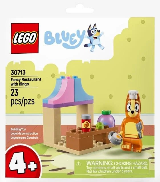 30713 Lego Polybag Bluey au restaurant avec Bingo