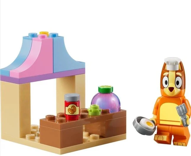30713 Lego Polybag Bluey au restaurant avec Bingo