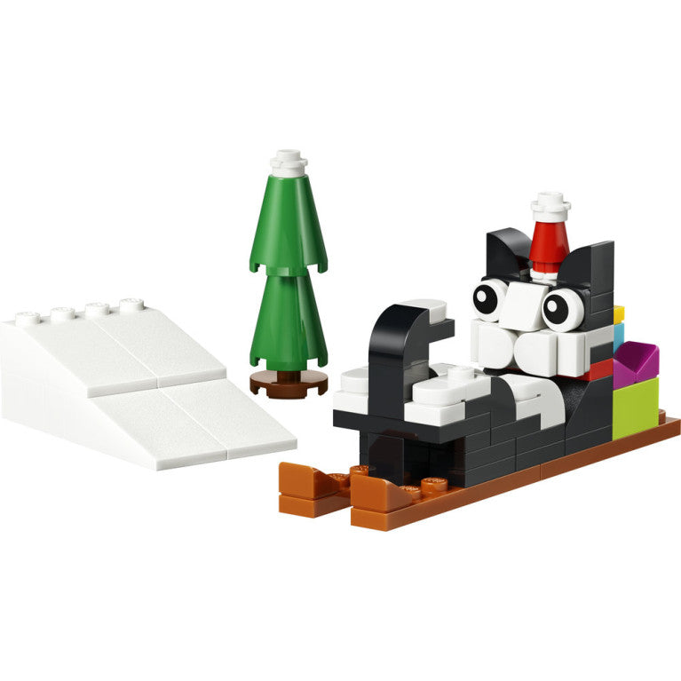 30718 Lego Polybag Aventure sur la neige de Claus le chat