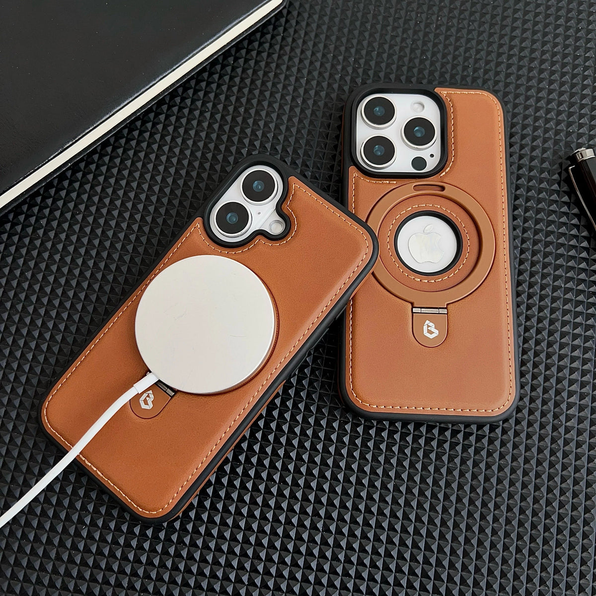 Luxurious Invisible Stand iPhone Case 12-18 Pro & Pro Max