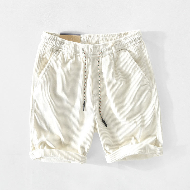 Men’s Corduroy Drawstring Shorts