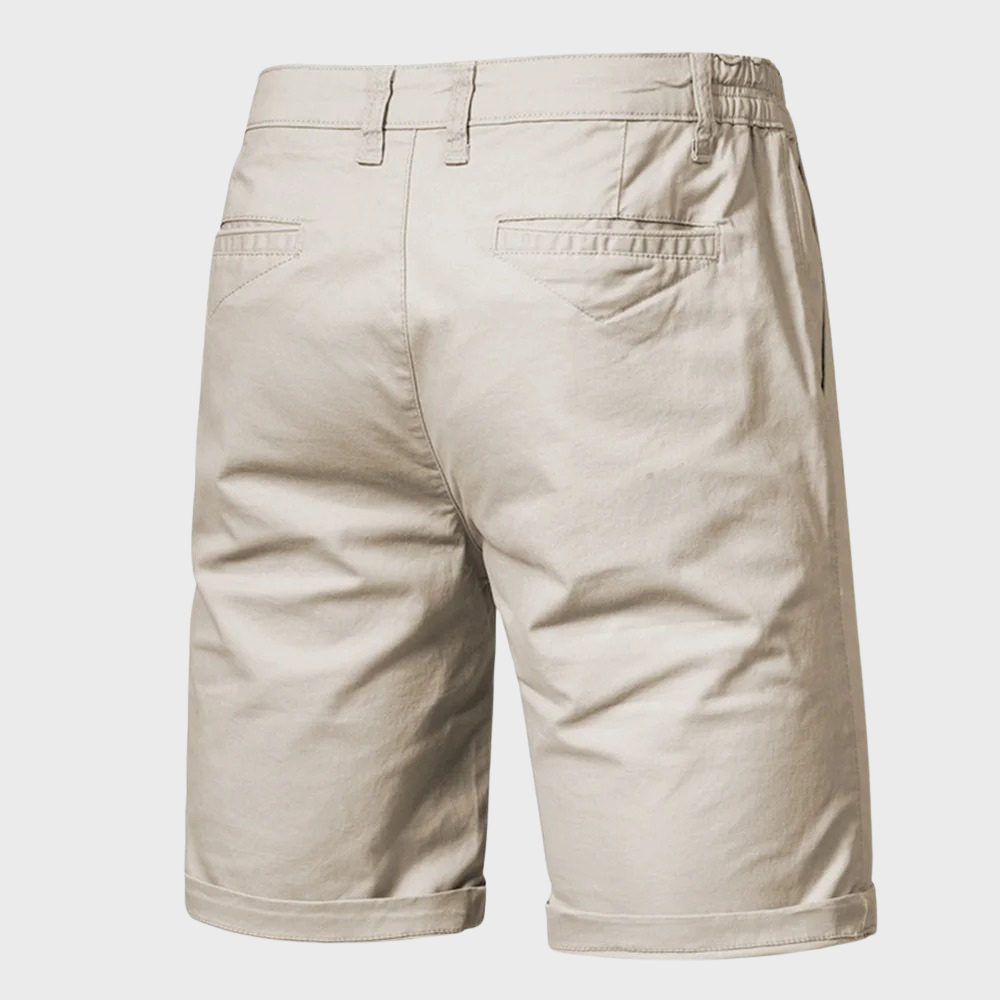 Men’s Elastic Waist Chino Shorts