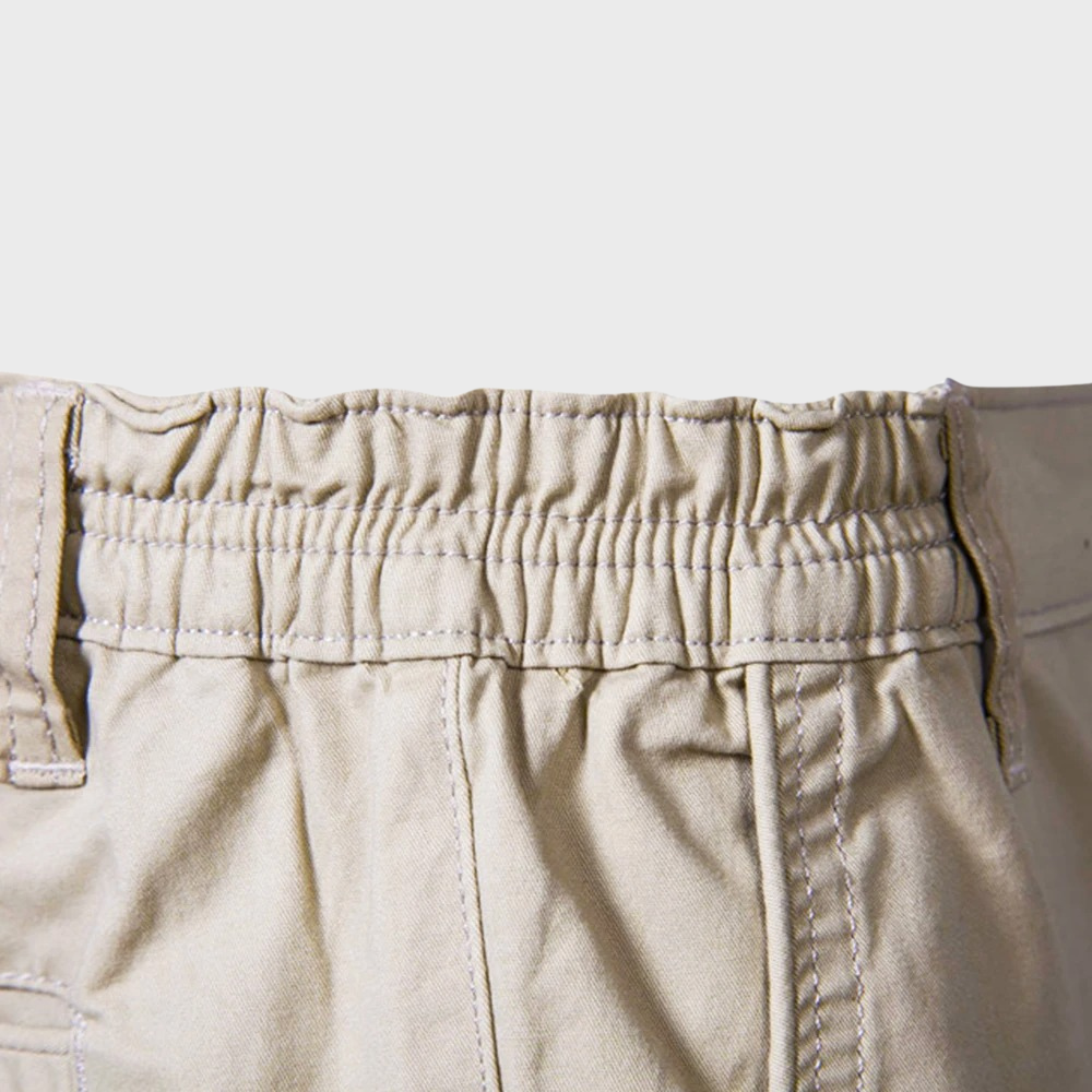 Men’s Elastic Waist Chino Shorts