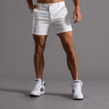 Herren-Chino-Shorts mit flacher Front