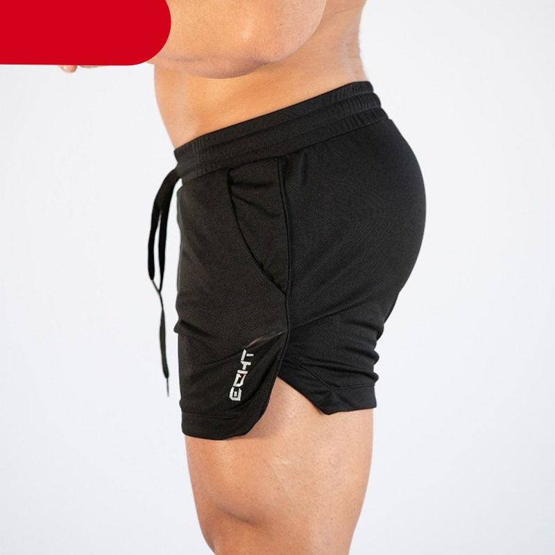 Men's Quick Dry Gym Shorts Compression Athletic Running Pockets