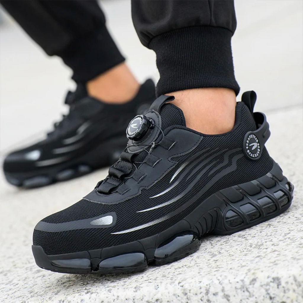 Men’s Dial Lace Slip Resistant Work Sneakers