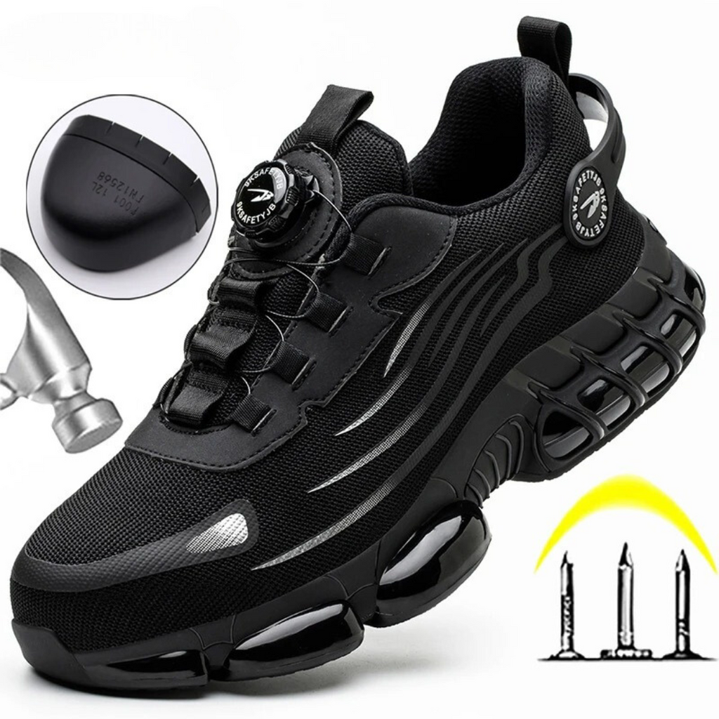 Men’s Dial Lace Slip Resistant Work Sneakers